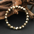 FuAttract Wealth Confidence & Protection Pyrite Irregular Faceted Bead Energy Bracelet - image 1