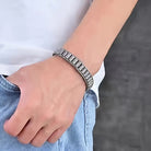 FREE Today: Protection Guardian & Good Fortune Vintage Om Mani Mantra Rotating Copper Bracelet - image 3