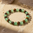 FuAttract Luck Growth Protection & Emotional Balance Green Aventurine Tiger's Eye Bracelet - image 2