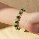 FuAttract Luck Growth Protection & Emotional Balance Green Aventurine Tiger's Eye Bracelet - image 3