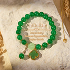 FuAttract Luck Growth & Opportunity Natural Green Aventurine Four-leaf Clover Bracelet - Green Aventurine - image 0