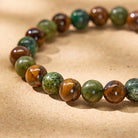 FuAttract Confidence Growth & Wealth Natural Tiger Eye Green Aventurine Bracelet - image 5