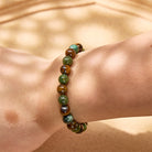 FuAttract Confidence Growth & Wealth Natural Tiger Eye Green Aventurine Bracelet - image 3