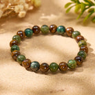 FuAttract Confidence Growth & Wealth Natural Tiger Eye Green Aventurine Bracelet - image 4