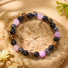 FuAttract Protection Strength & Confidence Tiger Eye Amethyst Healing  Bracelet - image 1