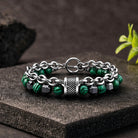 FuAttract Protection Grounding & Inner Strength Malachite Hematite Bead Stainless Steel Bracelet - Green 1 - image 4