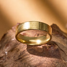FuAttract Wealth Blessing & Good Fortune Fu Character Titanium Steel Ring - Golden - US 12 - image 1