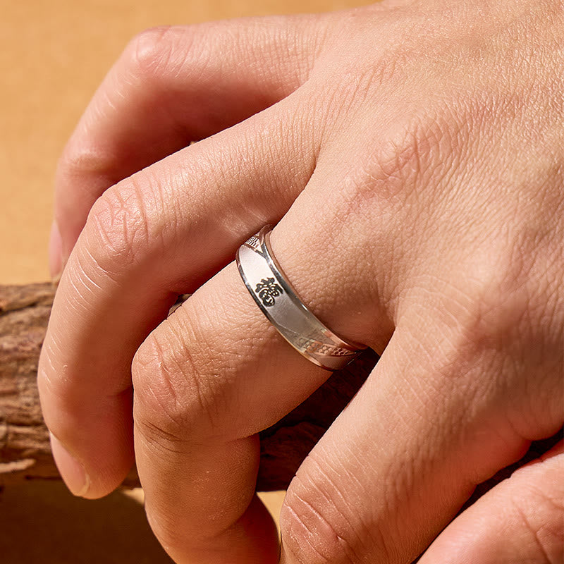 FuAttract Wealth Blessing & Good Fortune Fu Character Titanium Steel Ring - image 10