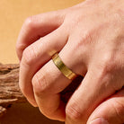 FuAttract Wealth Blessing & Good Fortune Fu Character Titanium Steel Ring - image 3