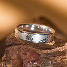 FuAttract Wealth Blessing & Good Fortune Fu Character Titanium Steel Ring - image 11