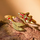 FuAttract Luck Prosperity & Success Red Koi Fish Lucky Open Copper Ring - image 13