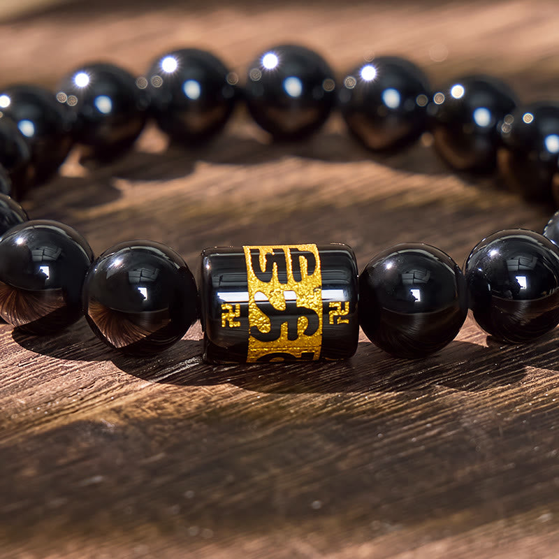 FuAttract Protection Blessing & Good Fortune Om Mani Mantra Lucky Charm Agate Bracelet - image 21