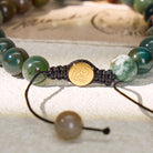 FuAttract Stability Protection & Grounding Indian Agate Adjustable Macrame Bracelet - image 4