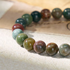FuAttract Stability Protection & Grounding Indian Agate Adjustable Macrame Bracelet - image 3