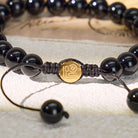 FuAttract Protection Strength & Confidence Black Onyx Adjustable Macrame Bracelet - image 4