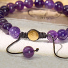 FuAttract Clarity Wisdom & Spiritual Harmony Amethyst Adjustable Macrame Bracelet - image 4