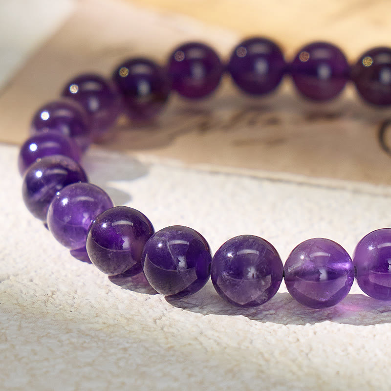 FuAttract Clarity Wisdom & Spiritual Harmony Amethyst Adjustable Macrame Bracelet - image 3