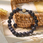 FuAttract Protection Grounding & Stability Lava Stone Adjustable Macrame Bracelet - image 1