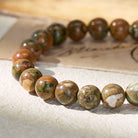 FuAttract Balance Harmony & Vitality Unakite Adjustable Macrame Bracelet - image 3