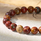 FuAttract Stability Grounding & Positive Energy Crazy Lace Agate Adjustable Macrame Bracelet - image 3