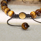 FuAttract Confidence Stability & Courage Tiger's Eye Adjustable Macrame Bracelet - image 4