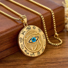 FuAttract Protection Power & Wisdom Ancient Egyptian The Eye of Horus Pendant Stainless Steel Necklace - image 1
