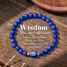 FuAttract Wisdom Prosperity & Lucky Natural Lapis Lazuli Energy Bracelet - 6mm - image 0