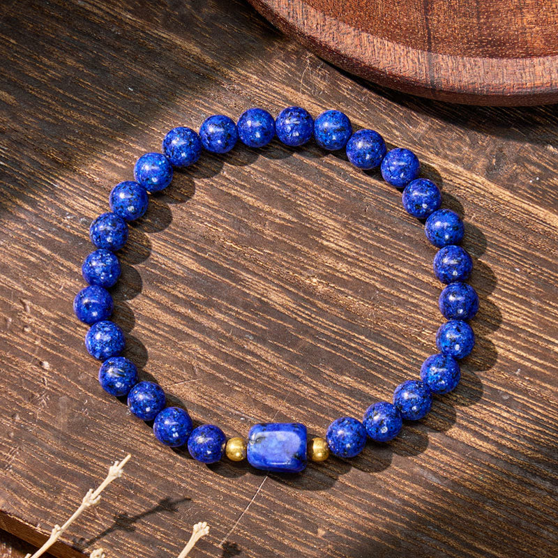 FuAttract Wisdom Prosperity & Lucky Natural Lapis Lazuli Energy Bracelet - image 3