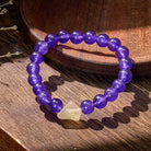 FuAttract Clarity Prosperity & Success Natural Amethyst Citrine Beaded Bracelet - image 2