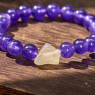 FuAttract Clarity Prosperity & Success Natural Amethyst Citrine Beaded Bracelet - image 4