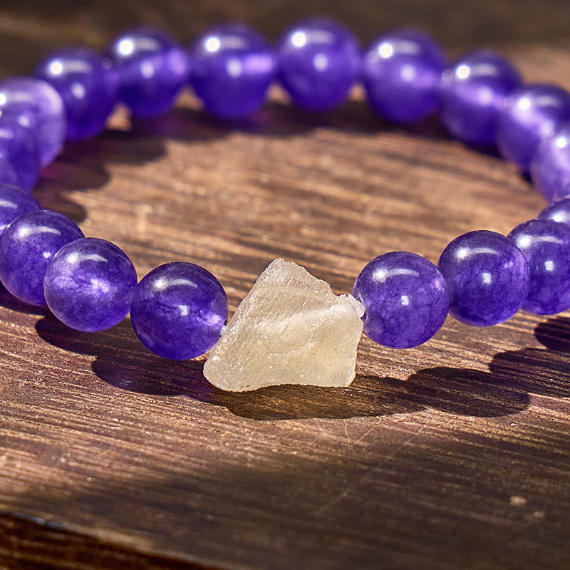 FuAttract Clarity Prosperity & Success Natural Amethyst Citrine Beaded Bracelet - image 4
