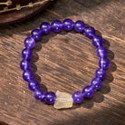 FuAttract Clarity Prosperity & Success Natural Amethyst Citrine Beaded Bracelet - image 3