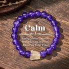 FuAttract Clarity Prosperity & Success Natural Amethyst Citrine Beaded Bracelet - 8mm - image 0