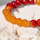 FuAttract Wealth Attract & Success Red Tiger's Eye Yellow Agate Lucky Bracelet - image 5