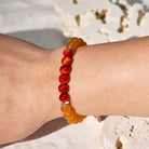 FuAttract Wealth Attract & Success Red Tiger's Eye Yellow Agate Lucky Bracelet - image 3