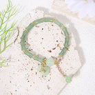 FuAttract Luck Prosperity & Growth Green Aventurine Peanut Four Leaf Clover Bamboo Bracelet - Money Pouch - image 15