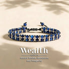 FREE Today: Courage Focus & Stability Red Tiger's Eye Hematite Double Layer Woven Bracelet - Blue Tiger Eye - image 3