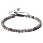 FuAttract Freedom Balance & Vitality Natural Stone Bohemian Handmade Adjustable Rope Bracelet - Grey Jasper - image 14