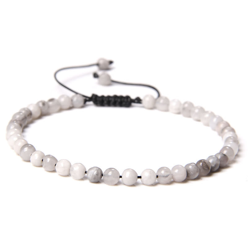 FREE Today: Freedom Balance & Vitality Natural Stone Bohemian Handmade Adjustable Rope Bracelet - White Crazy Lace Agate - image 23