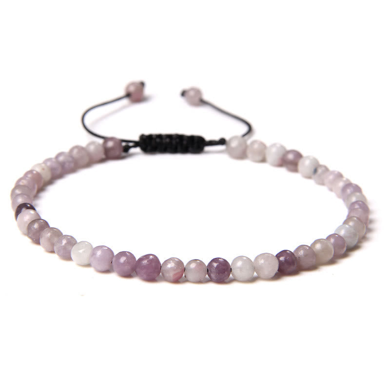 FREE Today: Freedom Balance & Vitality Natural Stone Bohemian Handmade Adjustable Rope Bracelet - Violet Liac Jasper - image 24