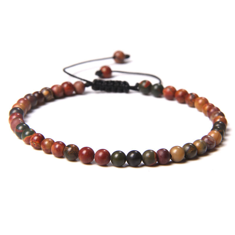 FREE Today: Freedom Balance & Vitality Natural Stone Bohemian Handmade Adjustable Rope Bracelet - Red Turquoise - image 35