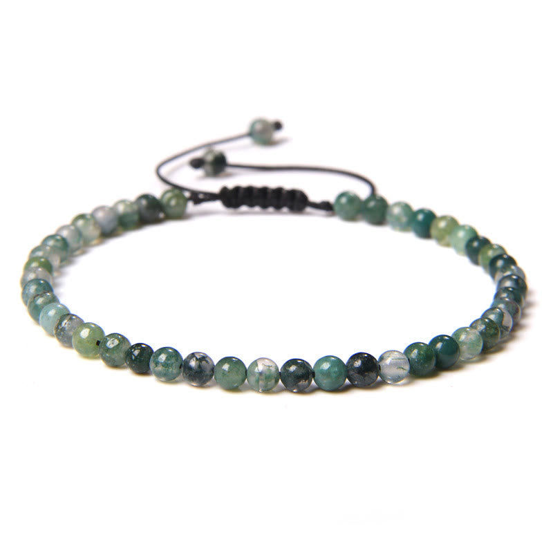 FREE Today: Freedom Balance & Vitality Natural Stone Bohemian Handmade Adjustable Rope Bracelet - Moss Agate - image 39