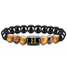FuAttract Confidence Focus & Identity 26 Letters Tiger's Eye Black Onyx Beaded Bracelet - H - image 13
