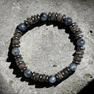 FuAttract Transformation Insight & Balance Labradorite Hematite Beaded Intuition Bracelet - 8mm - image 0