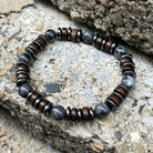 FuAttract Transformation Insight & Balance Labradorite Hematite Beaded Intuition Bracelet - image 6