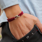 FuAttract Stability Confidence & Connection Stainless Steel Lobster Clasp Double Layer Adjustable Rope Bracelet - image 0