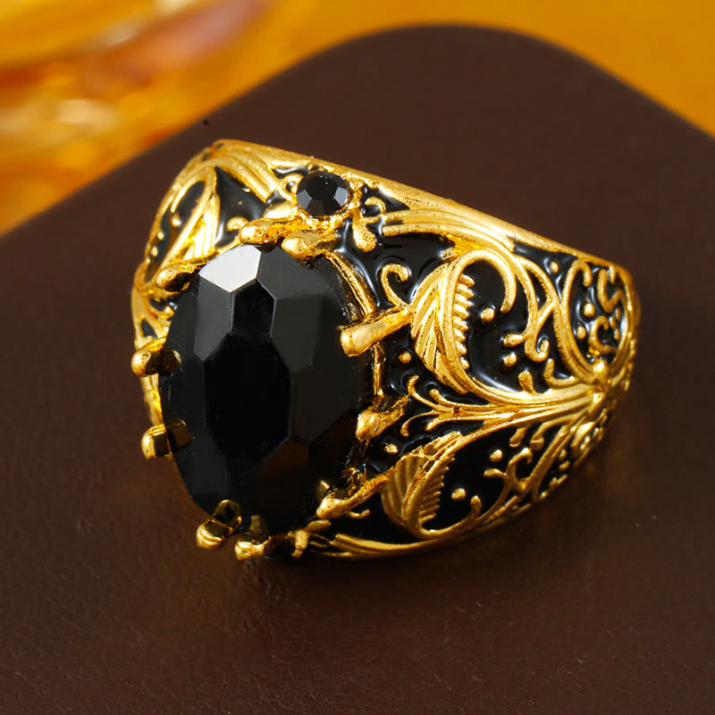 FuAttract Creativity Elegance & Beauty Vintage Rose Flower Inlaid Zircon​​ Ring - image 2