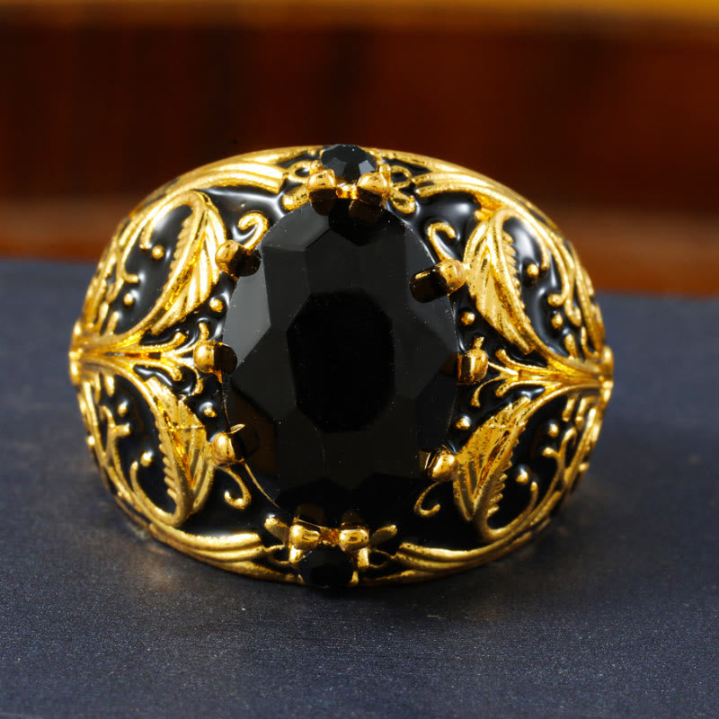 FuAttract Creativity Elegance & Beauty Vintage Rose Flower Inlaid Zircon​​ Ring - image 3