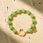 FuAttract Blessing Harmony & Balance Hetian Jade Rabbit Fu Charm Bracelet - image 3