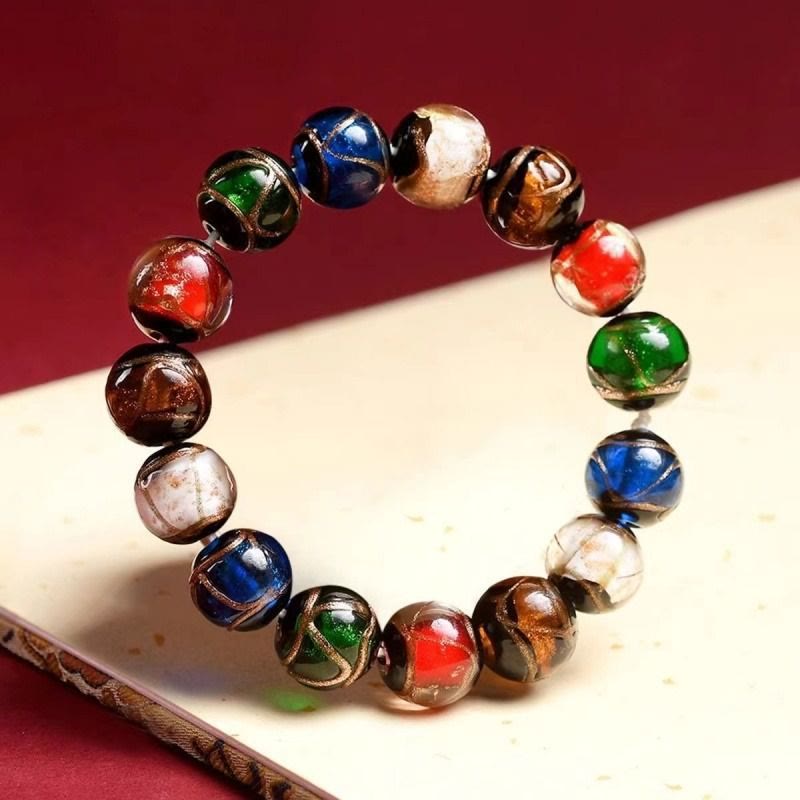 FREE Today: Serenity Calm & Protection Ash Glaze Peace Bracelet - 14mm - image 0